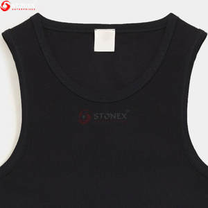 Vente en gros de débardeurs de gym en polyester/coton pour hommes, col rond, vêtements de fitness décontractés, gilet de musculation respirant de haute qualité - Product Image 6