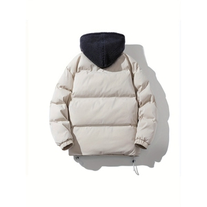 OEM Veste Safari Personnalisable Mode Unisexe Manteau à Capuche Surdimensionné Imperméable Coupe-vent Support Avant Broderie Toile/Bulle - Product Image 6