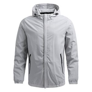 Chaqueta Casual de Hombre con Cierre, Estilo Softshell, Cortavientos, Impermeable, para Correr, Tela de Lona, Talla Personalizada, Chaqueta de Invierno Unisex - Product Image 1