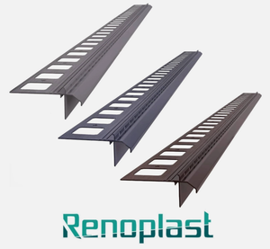 Renoplast ®   Perfil de aluminio para aleros K20R, acabados para terrazas y balcones, suelos de resina, sistemas de drenaje - Product Image 1