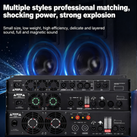 Amplificateur numérique professionnel 2 canaux DX-3 200W*2 Classe D pour système de sonorisation de scène et de conférence