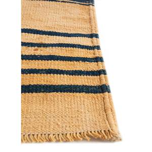 พรมขนสัตว์ทอมือลายทางทรงสี่เหลี่ยมผืนผ้า ยี่ห้อ Nayaab Gold Flat Weaves รุ่น PAEM-345 สำหรับบ้าน ห้องโถง ห้องนั่งเล่น - Product Image 4