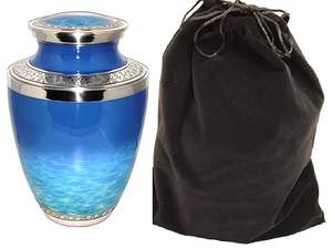 Proveedor y exportador al por mayor que vende urnas de cremación Classica de recuerdo de aluminio 100% para adultos al mejor precio - Product Image 4