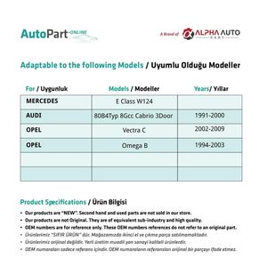 รอกควบคุมหน้าต่างด้านซ้าย-ขวาสำหรับ Opel Vectra C, Omega B - Product Image 2
