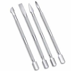 Professional Cuticle Pusher Set <b>Nail</b> Cleaner Stainless Steel Double End Manicure Pedicure <b>Nail</b> Care Tools <b>Kit</b> - Product Image 1