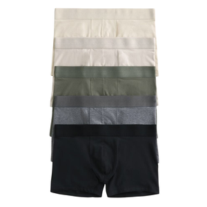 Calzoncillos Bóxer de Tiro Medio para Hombre, de Algodón, Cómodos, Transpirables, Ecológicos, Servicio OEM, Suministro al por Mayor, Importadores de Moda Global - Product Image 1