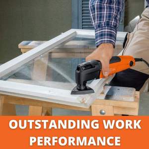 Ensemble d'outils oscillants multifonctions avec système QuickIn, fixation StarLockPlus, 250 W, 11000-20000 OPM, comprend des lames de scie électrique, un coffret à outils - Product Image 4