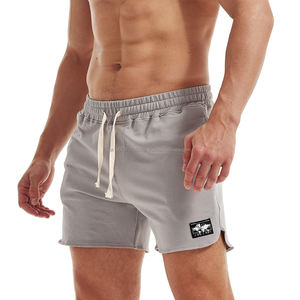 Pantalones Cortos Deportivos de Alta Calidad para Hombre y Mujer, Ropa Deportiva, Ropa Informal, Lisa, Teñida, de Poliéster/Algodón, Resistente al Viento y Transpirable - Product Image 1