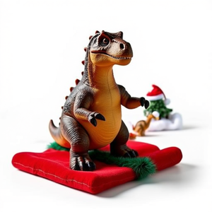 Figura Navideña de Anquilosaurio - Decoración de Juguete de Dinosaurio - Product Image 2