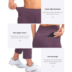 Pantalones de golf personalizados para mujer, de secado rápido, elásticos y cómodos, se ajustan a colores personalizados, etiquetas de logotipos, ideales para torneos y entrenamiento - Product Image 5