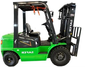 Đi xe trên <span class=keywords><strong>2</strong></span> tấn <span class=keywords><strong>2</strong></span>.5 tấn điện xe nâng đối trọng hậu cần giao thông vận tải bốn điểm tựa cân bằng máy tiện chế biến xe - Product Image 1