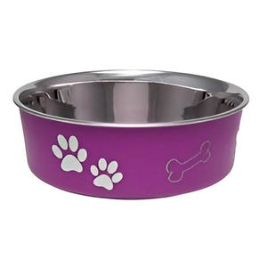Gamelle multicolore en acier inoxydable pour chats et chiens Mangeoire automatique à eau et à nourriture de forme arrondie - Product Image 3