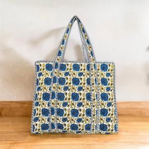 Gypsy Patchwork Tote Bags Bolsas de compras de algodón bordadas coloridas, bolsos indios hechos a mano para mujeres - Product Image 3