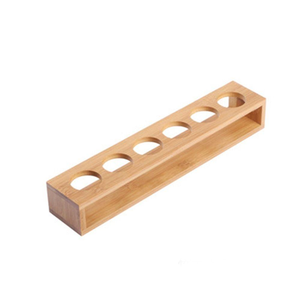 Haute Qualité Bois Porte-Verre Rack Dîner Parties Organisateur 6 Jus Porte-Verre Rack Au Meilleur Prix - Product Image 1