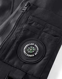 Veste coupe-vent imperméable pour homme, best-seller, avec capuche en forme de entonnoir, logo personnalisé, taille plus, col montant pour l'hiver - Product Image 6