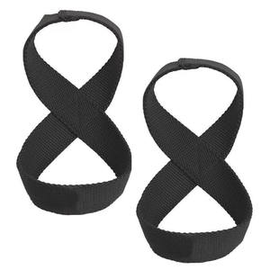 Sangles de musculation rembourrées en forme de 8, robustes et personnalisées, pour haltérophilie et entraînement de force - Product Image 2