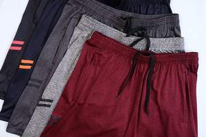 Shorts de survêtement en coton grande taille pour hommes, logo personnalisé d'été, Streetwear, fitness décontracté, athlétique, délavé, respirant, vente en gros - Product Image 3