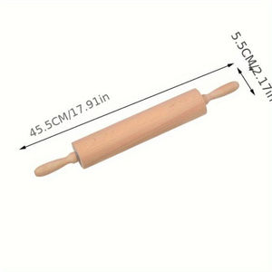 Rouleau à pâtisserie en bois de qualité supérieure de couleur blanche rouleau à pâtisserie en bois dernier design ustensiles de cuisine rouleau à pâtisserie en bois par des fournisseurs indiens - Product Image 2