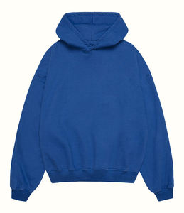 Sweat-shirt à capuche oversize pour homme 100% coton, design de logo personnalisé, épaules tombantes, molleton épais, motif uni, taille XS - Product Image 2