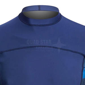 Último diseño Precio barato Hombres Rash Guards Color sólido Transpirable Ligero Rash Guards para venta en línea - Product Image 4