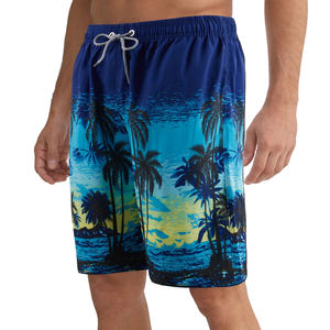 Shorts pour hommes imprimés par sublimation personnalisée Shorts de jogging d'été en coton décontractés Shorts de fitness à séchage rapide Shorts de bain de plage - Product Image 1