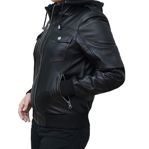 2026 nouveauté vestes en cuir sur mesure hommes vestes en cuir prix raisonnable vestes en cuir à vendre - Product Image 2