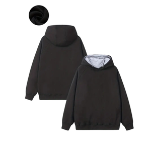 Sweat-shirts à capuche cool pour hommes pour l'hiver et l'automne, sweat-shirt à capuche uni avec fermeture éclair, streetwear en tailles XXS à 5XL, techniques lavées, idées cadeaux - Product Image 2