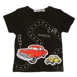 เสื้อยืดเด็กแรกเกิด - สีดำ - Product Image 1