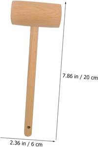 3 uds ablandador de carne de madera herramienta picadora pollo para herramientas de cangrejo martillo de cangrejo de madera ablandador de bistec martillos de madera para mariscos - Product Image 6