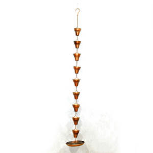 Premium Outdoor Rain Chain <b>for</b> Roof Gutter Decorative Water Drain Chain <b>for</b> <b>Garden</b> Exterior - Product Image 5
