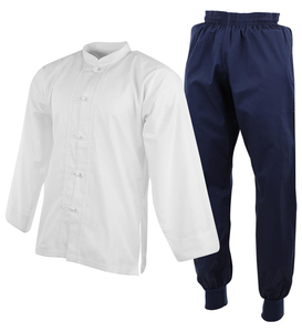 Robuste sur mesure vêtements de combat léger Kung Fu BJJ Gi Arts martiaux Kung Fu uniforme avec logo personnalisé vente entière OEM - Product Image 3