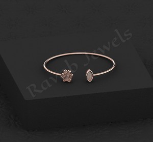 Bisel de plata de ley 2025 de alta calidad 925, diseño clásico, chapado en oro de 18 quilates, venta al por mayor, joyería nueva, chica en blanco para encontrar - Product Image 3