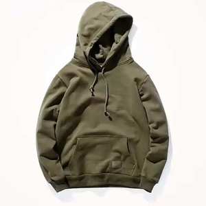 Venta al por mayor pulóver sudadera logotipo personalizado hombres sudaderas con capucha 100% algodón suéter sudaderas con capucha de gran tamaño Essentials - Product Image 5