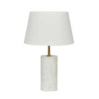 Lampe de table moderne de luxe en métal laiton et marbre, style Mid-Century, finition noire réglable - Modèle METAL WAVE 10168, Décoration intérieure