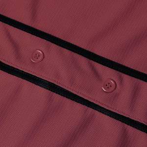 Logotipo personalizado de alta calidad y número en blanco camisas con botones en blanco deportes transpirable poliéster béisbol y softbol desgaste conjunto - Product Image 4