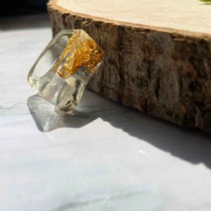 Resin Acrylic Rings Round Shape Handcrafted Love Ring Women Party Jewelry Wholesale Supply for Best Price - Product Image 2