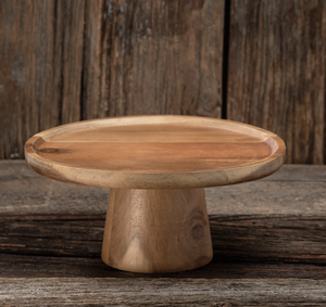 Expositor de Pastel de Madera Natural con Estilo Único, Diseño Personalizado con Acabado Natural - Product Image 4