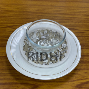 Ensemble de dessous-de-verre en tissu de coton matelassé 5x5 pouces, écologique, bohème, avec passepoil, fait à la main, pour tasses à thé/café, épaisseur personnalisée pour la cuisine - Product Image 6