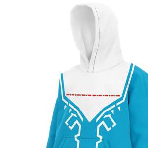 Sudadera con capucha de forro polar Sherpa de diseño personalizado-Sudadera con capucha cálida y de felpa con impresión personalizada para uso en exteriores e interiores - Product Image 5