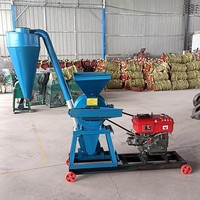 Broyeur à marteaux pour céréales et maïs, capacité 500-1500 kg/h, pour paille, maïs et blé