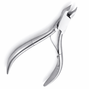 Coupe-cuticules professionnel en acier inoxydable à lame courbée de 6 mm, coupe-ongles, outil de manucure et pédicure, fournisseur OEM avec logo personnalisé - Product Image 1