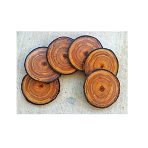 Sous-verre en bois de qualité exclusive Home Bar Hotel Fabrication Sous-verre en bois d'acacia de forme ronde personnalisé pour la cuisine à domicile - Product Image 2