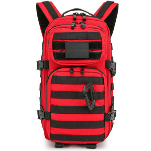 กระเป๋าเป้สะพายหลังแบบ Molle ขนาดเล็ก 28 ลิตร - สีแดง ระบบระบายอากาศแบบมีแผ่นรองหลัง ช่องหลักขนาดใหญ่ ลายพราง แบบกำหนดเอง - Product Image 2