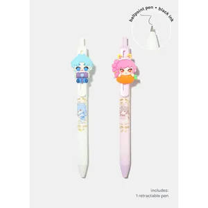 Penna a Sfera Personalizzata Ufficiale per Ragazzi e Ragazze, Design Innovativo in Plastica, Inchiostro Nero, Larghezza di Scrittura 0.7mm 1.0mm, per Regali Promozionali - Product Image 2