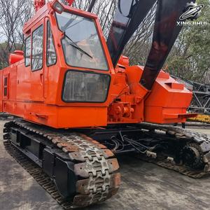 Grue sur chenilles hydraulique HitachiKH100 d'occasion, 30 tonnes, flèche en treillis de 34 m, marque japonaise d'origine, faible nombre d'heures, certifiée CE - Product Image 5