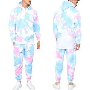 Sudadera con capucha de 2 piezas ajustada de algodón 100% para hombre de lujo al por mayor técnica de lavado ácido personalizable para correr con capucha de invierno - Product Image 1