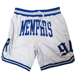 Shorts en coton respirant à taille mi-haute avec cordon de serrage pour hommes, grande taille, à séchage rapide, motif imprimé, pour la course et le basketball – Prix usine - Product Image 6