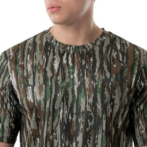 T-shirt uni surdimensionné pour homme, t-shirts en coton, imprimé camouflage arboricole, camouflage de chasse, jungle camouflage - Product Image 3