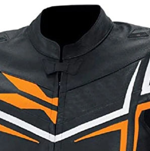 Chaqueta de Motociclista de Cuero para Hombre, Talla Grande, Color Personalizado, Diseño Único, Último Precio, Impermeable, Cortavientos y Transpirable - Product Image 2