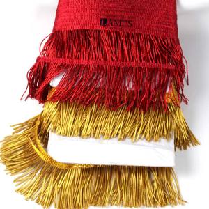 Wholesale French Gold <b>Fringe</b> <b>Top</b> Quality Custom Gold Wire Tassel <b>Fringe</b> High Quality <b>Fringe</b> Type All Sizes Fashion Place - Product Image 6